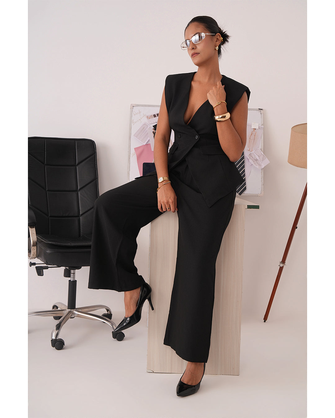 Sculpted waistcoat set