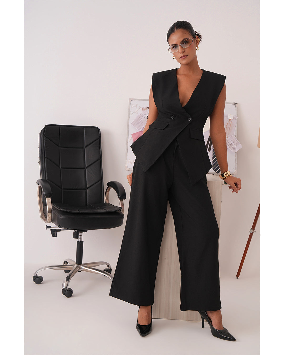 Sculpted waistcoat set